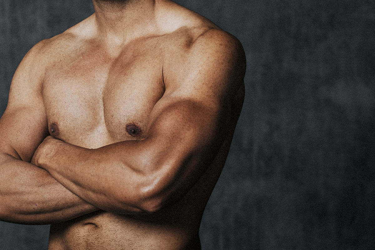 fit man after gynecomastia surgery in singapore
